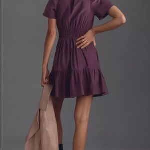 Anthropologie Somerset mini in size M lilac corduroy EUC